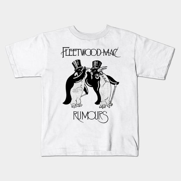 90s Fleetwood Mac Rumours Kids T-Shirt by HDNRT